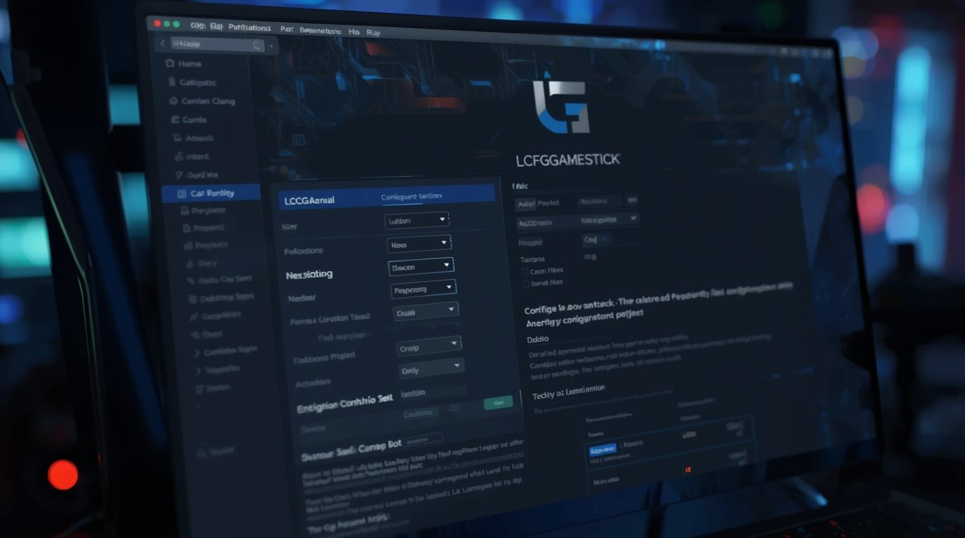 how to configure lcfgamestick