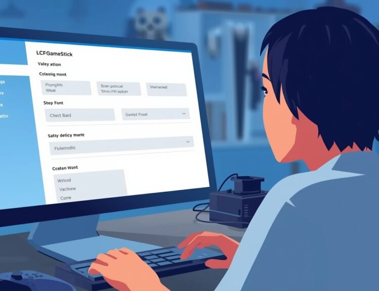 how to set up lcfgamestick