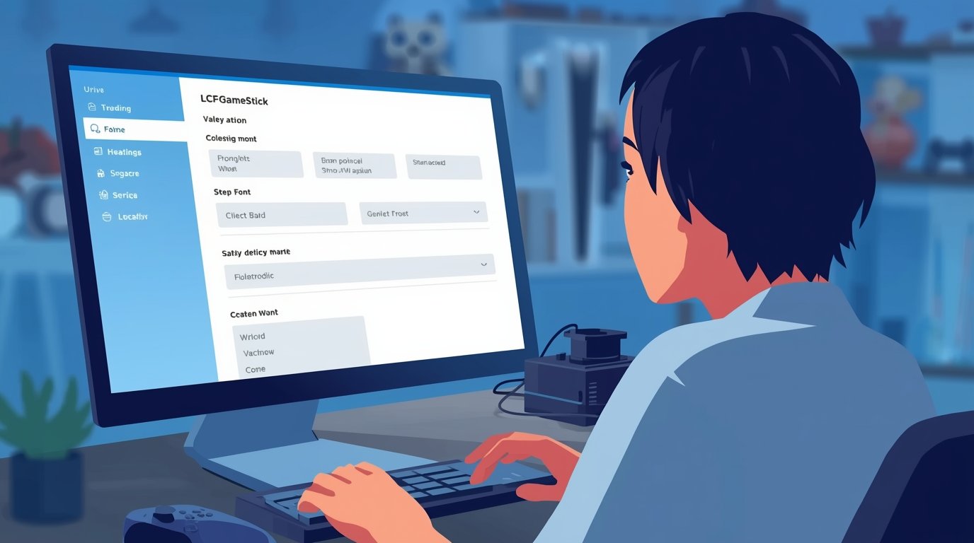 how to set up lcfgamestick