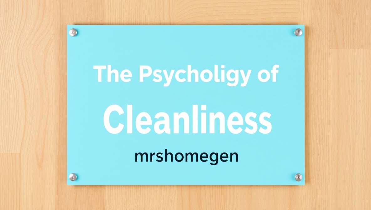 the psychology of cleanliness mrshomegen